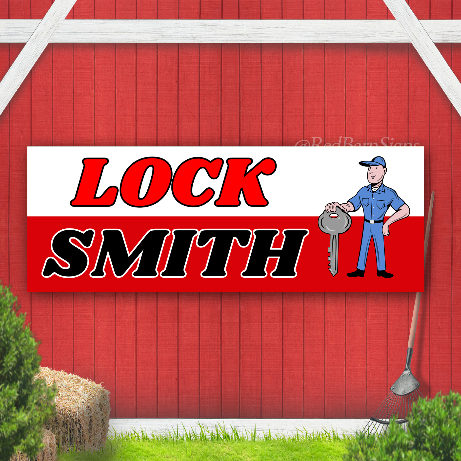Lock Smith Indoor Outdoor Vinyl Banner Design