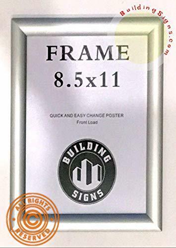 5 pcs Snap Frame for Poster/Notice Frame (Silver, 8.5×11 inch)