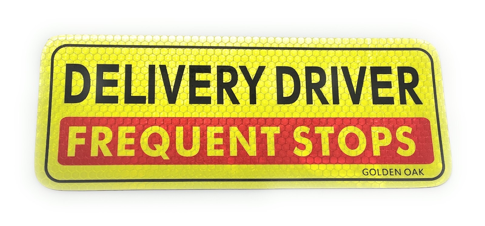2 Magnetic Sign-For Delivery Drivers-Alert Others, Make Stops Safely –