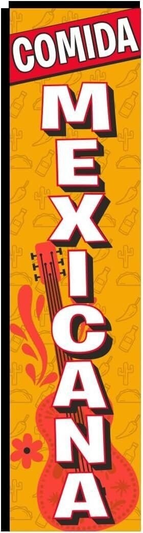 Comida Mexicana Rectangle Banner for Mexican Spanish food Restaurant…