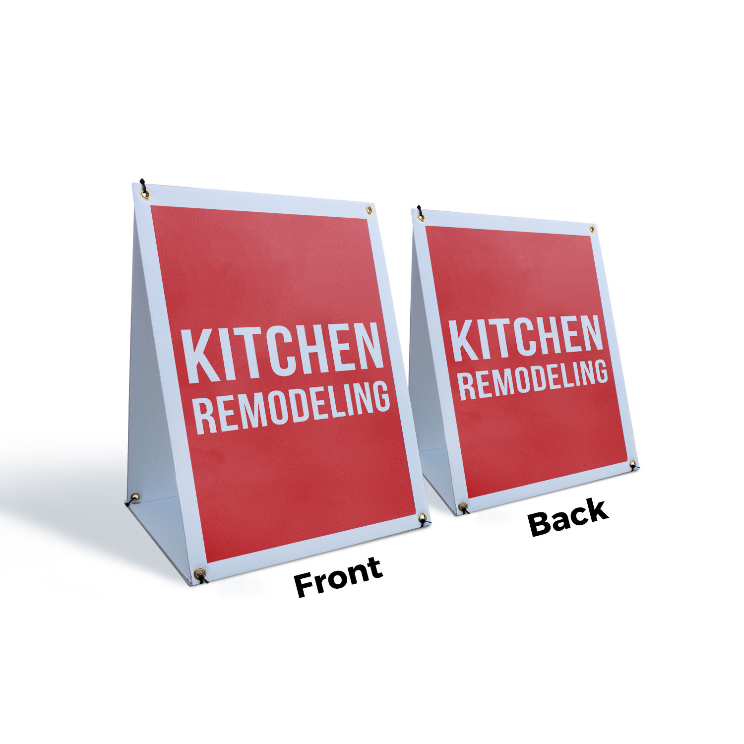 Kitchen Remodeling A-Frame Sidewalk Sign Home Improvements Custom Design Now