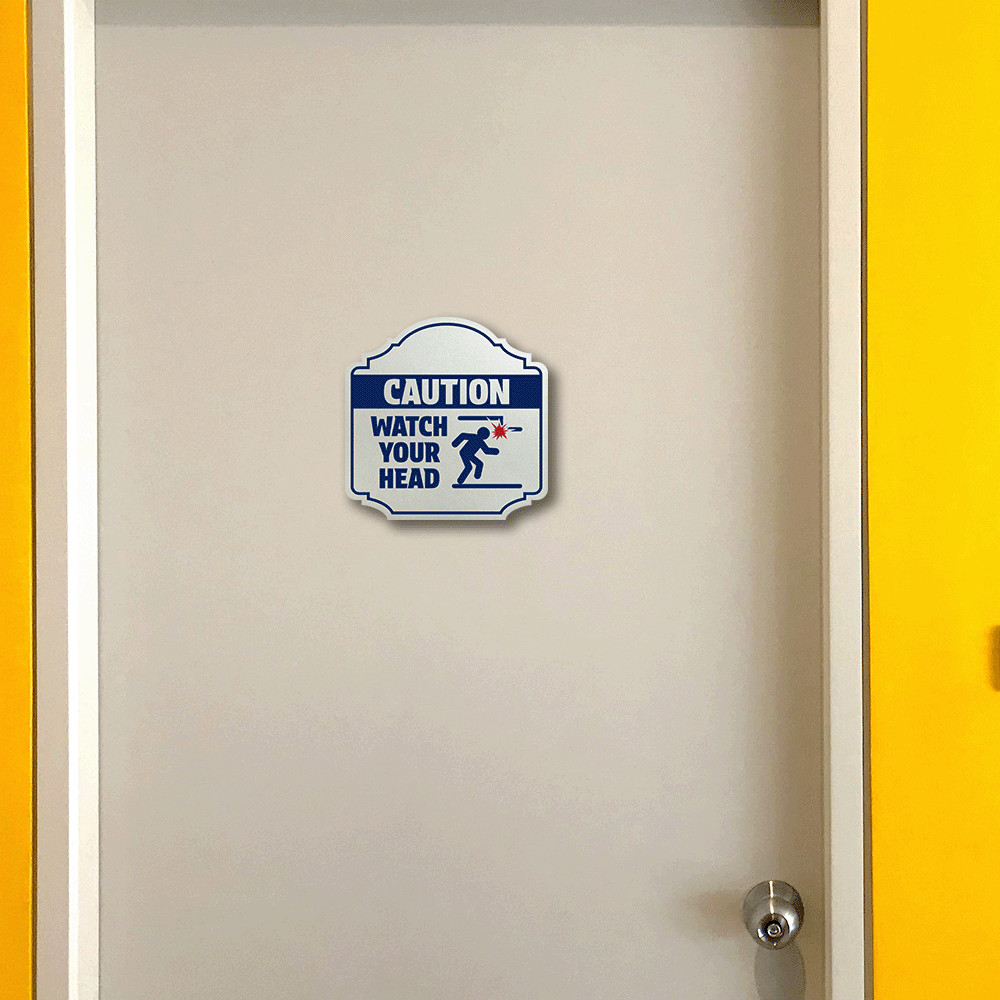 Heritage Plus Caution Watch Your Head Wall or Door Sign | Workplace Health