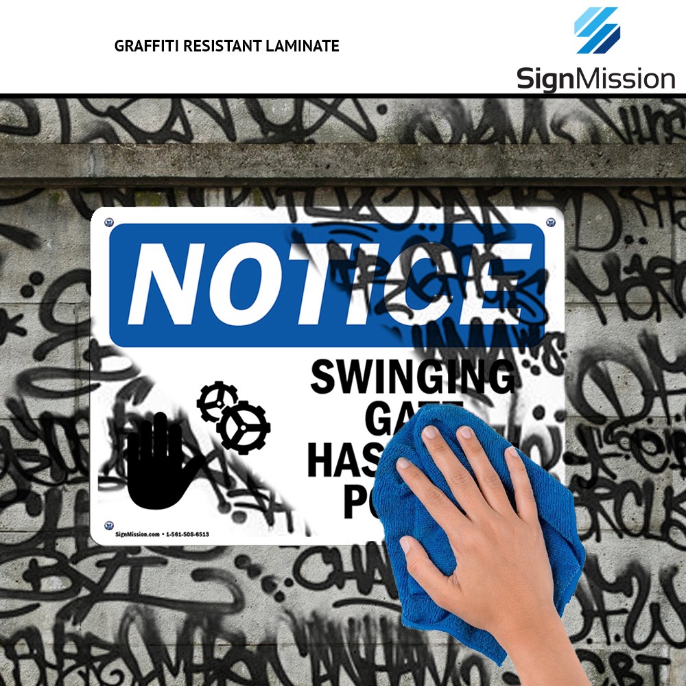 Facility Uses Flammables OSHA Notice Sign Metal Plastic Decal
