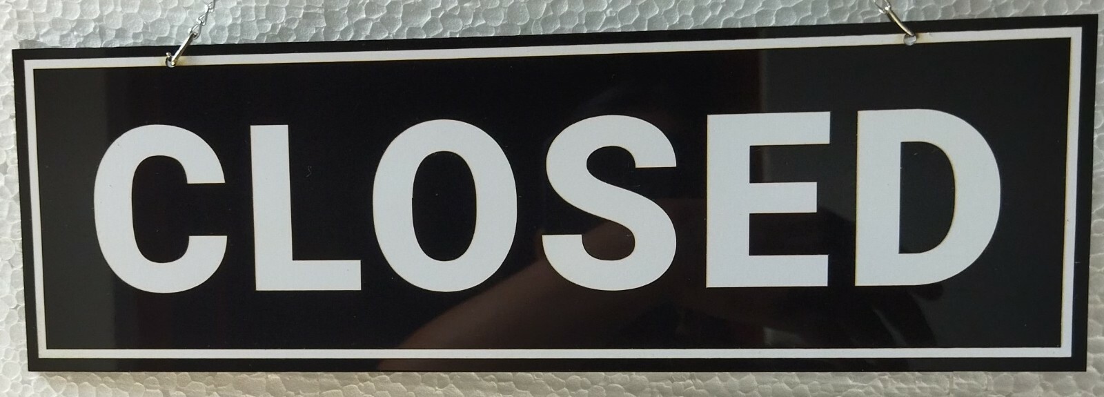 Open / Closed Sign, Hanging Sign, Shop Window / Door Sign, Acrylic, double sided