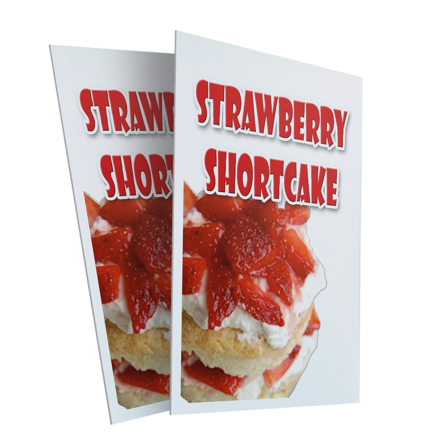 A-frame Sidewalk Strawberry Shortcake 24&Prime; x 36&Prime; Double Sided A-Frame Sidewalk Si