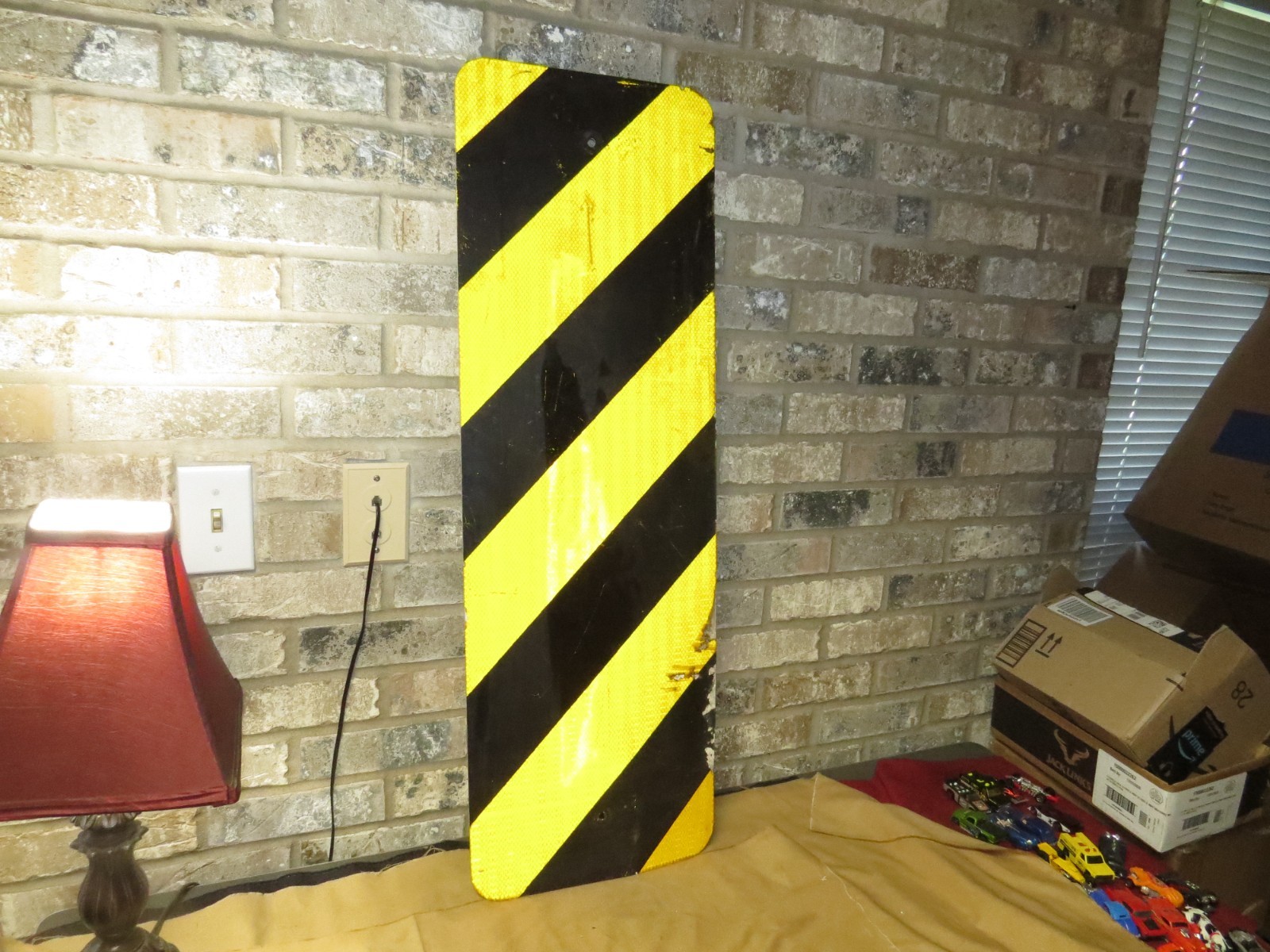 Retired Reflective Highway Right Object Marker Sign 12&Prime;x 36&Prime;