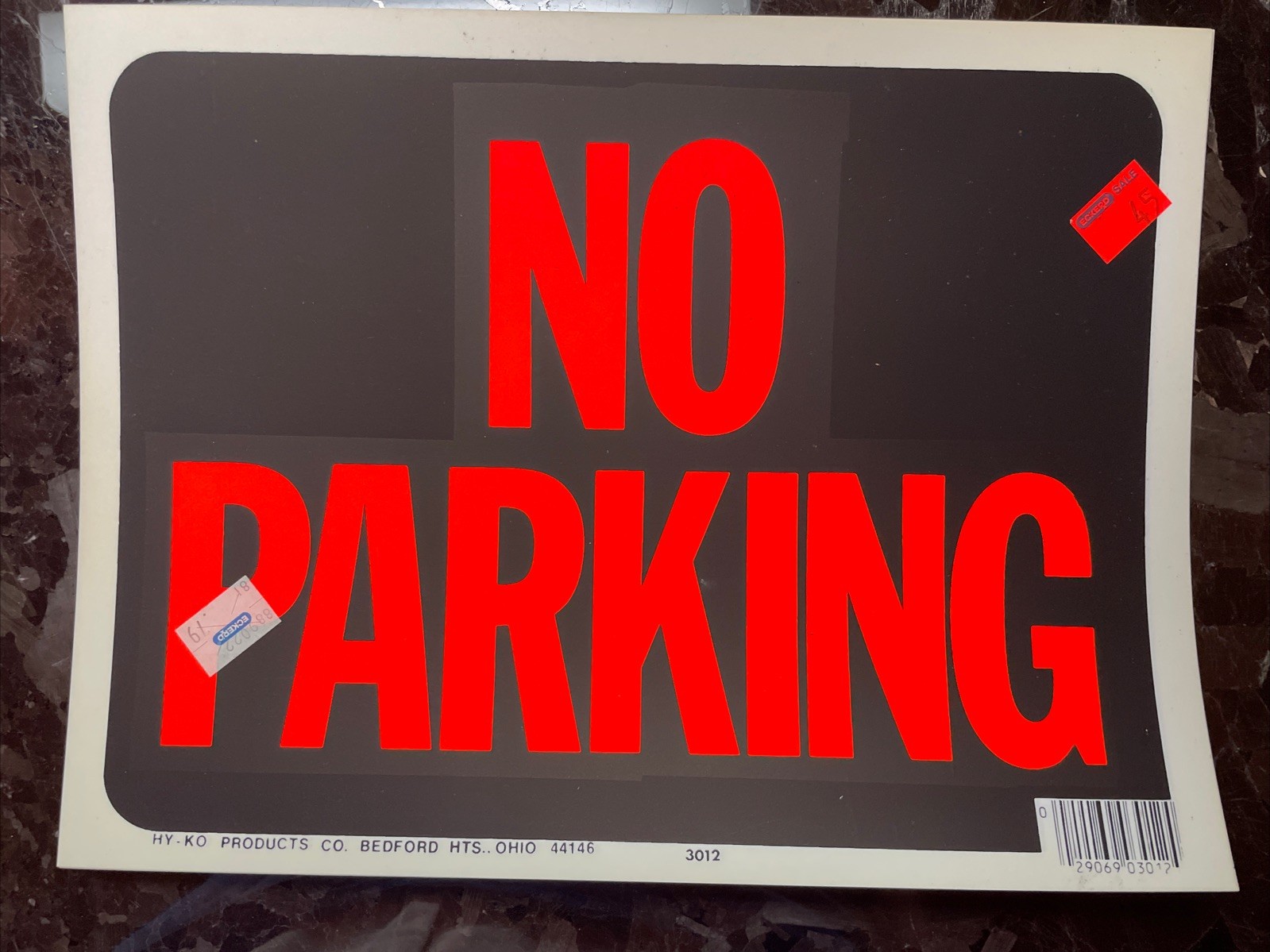 Lot Of Vintage Hy-Ko Products Signs For Rent Keep Out No Parking FSBO 12” X 9”