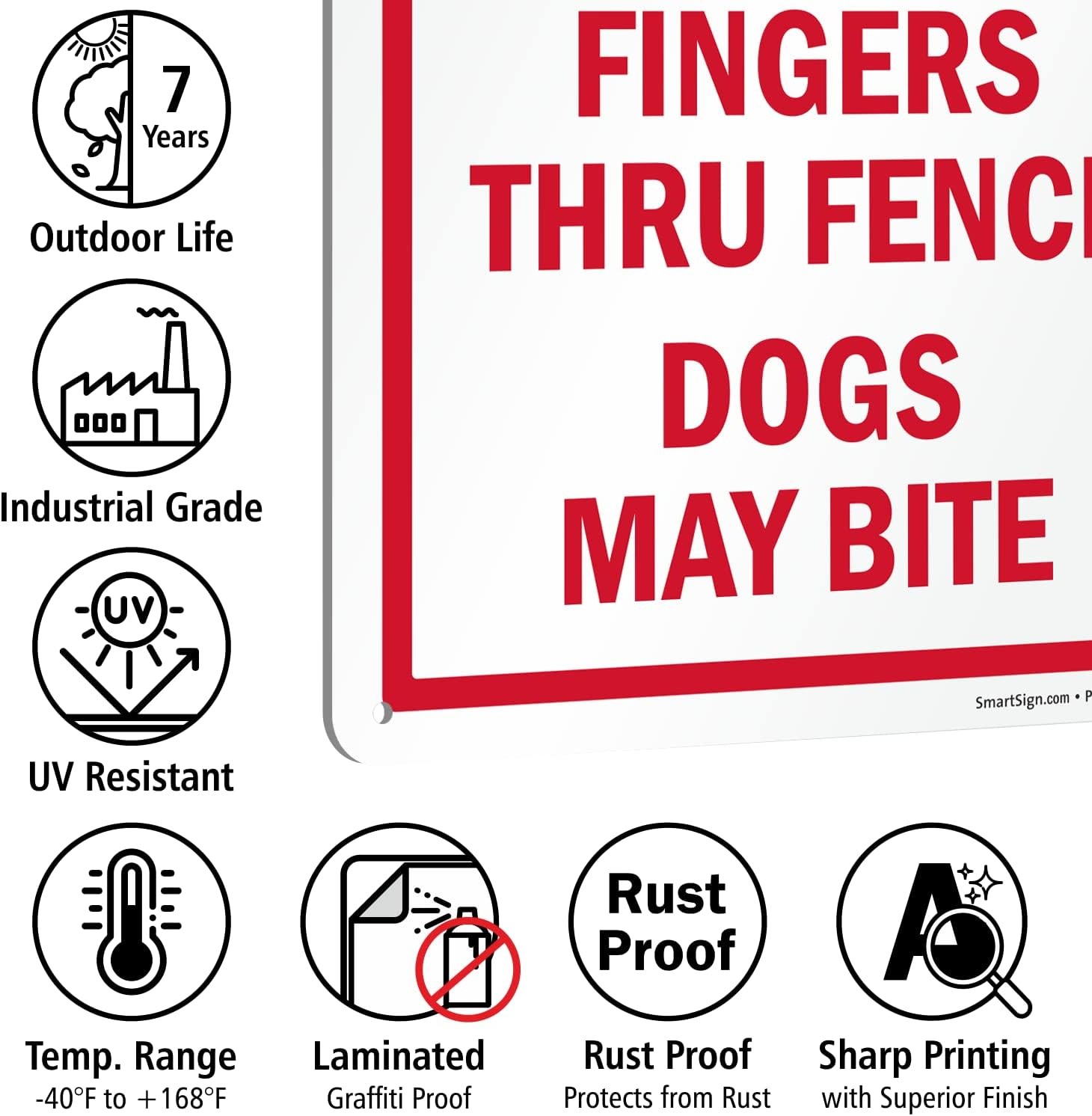 SmartSign 14 x 10 inch 10" x 14", 10&Prime; x 14&Prime; Non-Reflective Aluminum