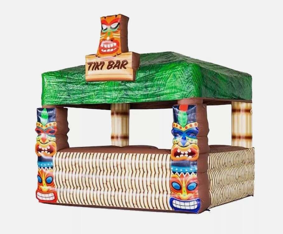 Portable Inflatable Tiki Bar for Summer Beach Drinking Bar Serving Bar
