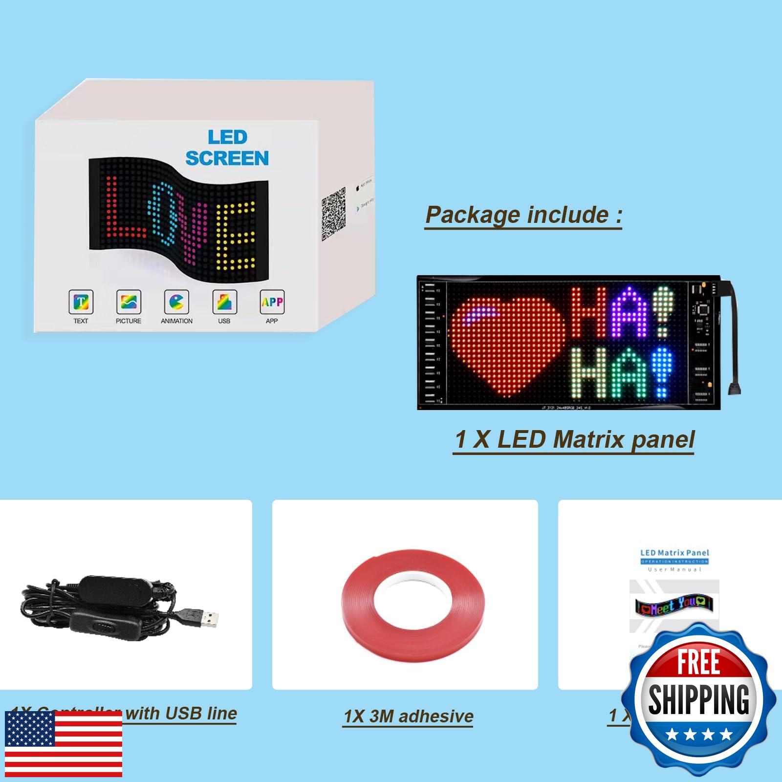 LED Car sign,Timelux programmable sign, Flexible Matrix panel LED Display and