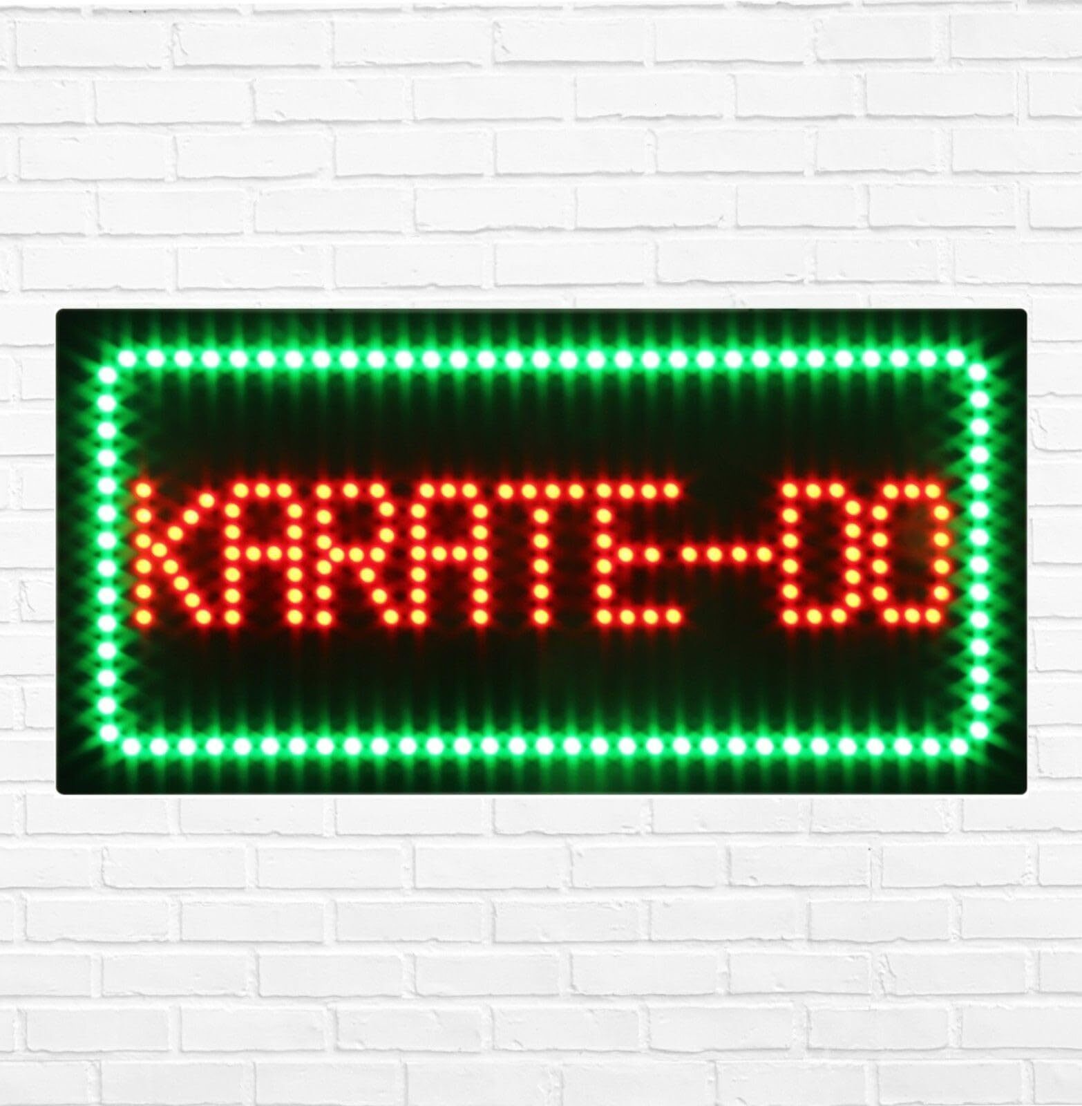 LED Karate-Do Sign for Business Displays | Light Up Sign | 12&Prime;H x 24&Prime;W x 2&Prime;D