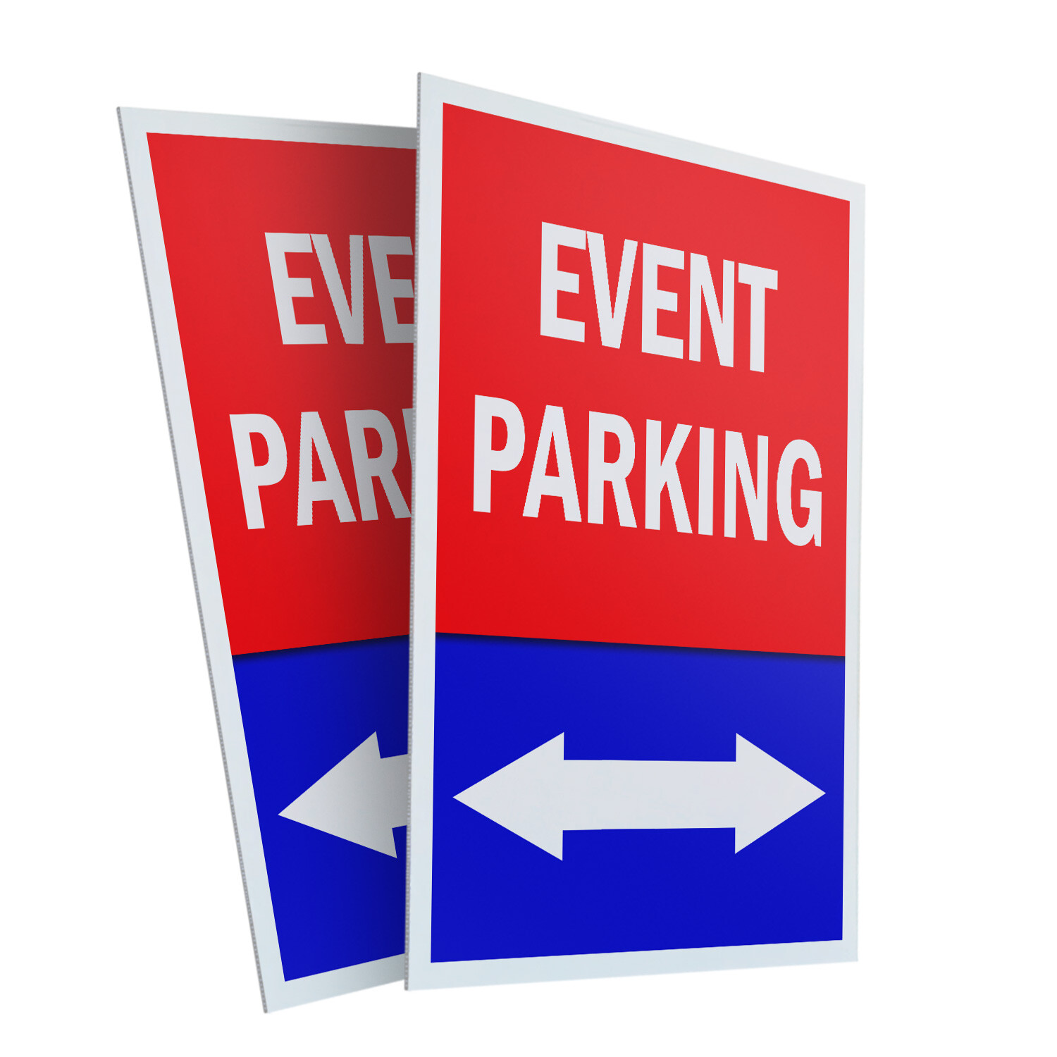 A-frame Sidewalk Event Parking With Double Arrow 24&Prime; x 36&Prime; Double Sided A-Frame