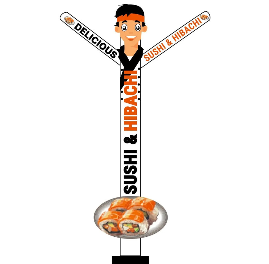 18ft Sushi & Hibachi Air Inflatable Tube Man Dancer
