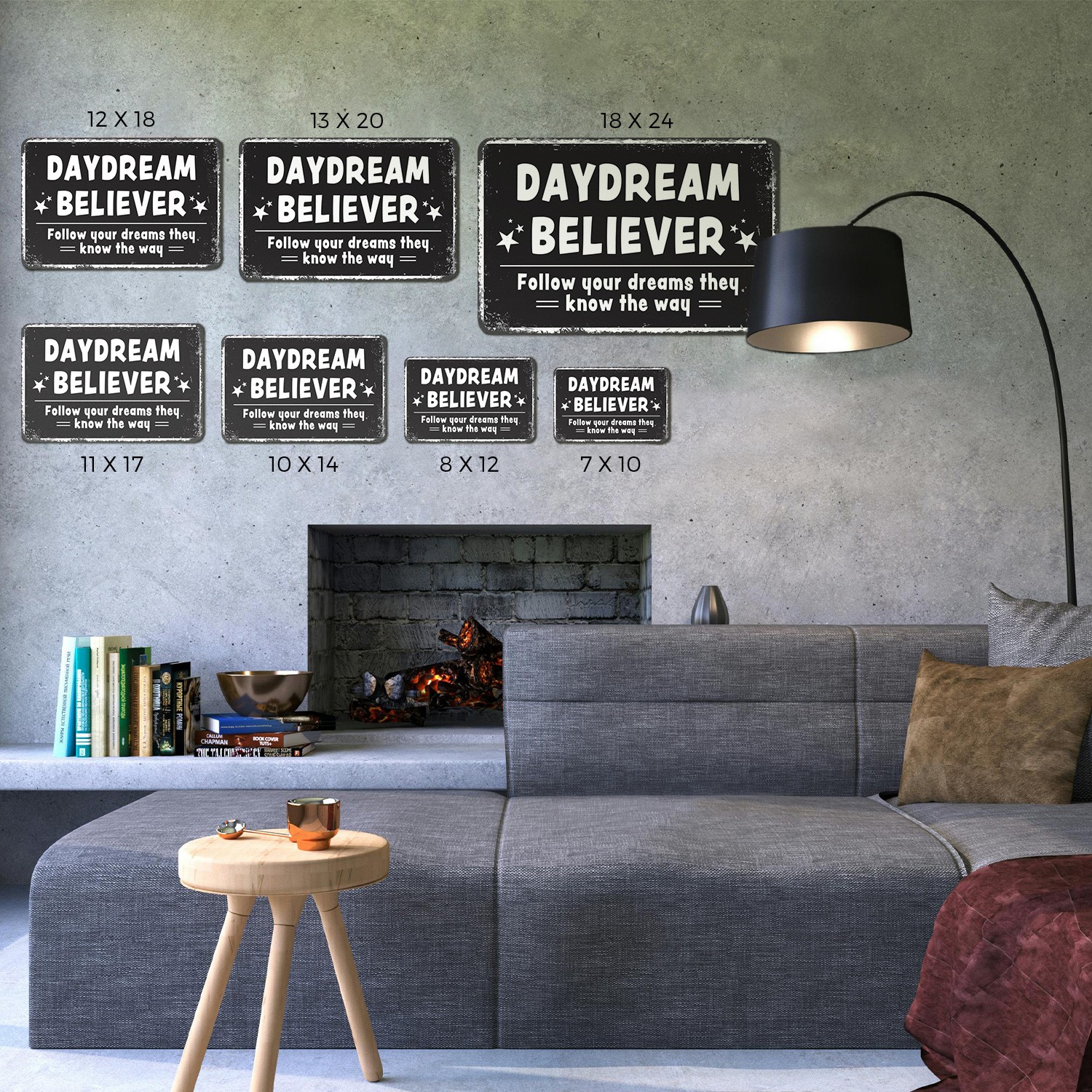 Inspiring Quote Sign Words To Lift You Up Durable Perfect for Offices