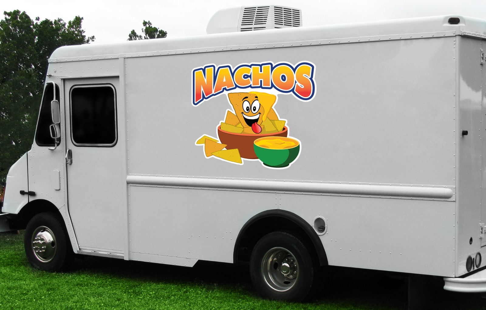 NACHOS Concession Decal sign cart trailer stand sticker equipment