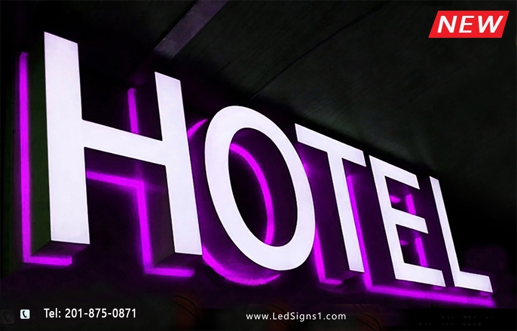 Custom Channel Letters Led Front-Lit and Back-Lit 20 Inches -Read Description