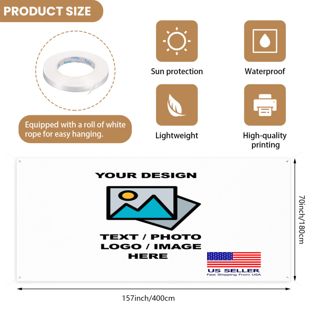 Personalized Custom Vinyl Banners and Signs for Advertising Event,Business,Party