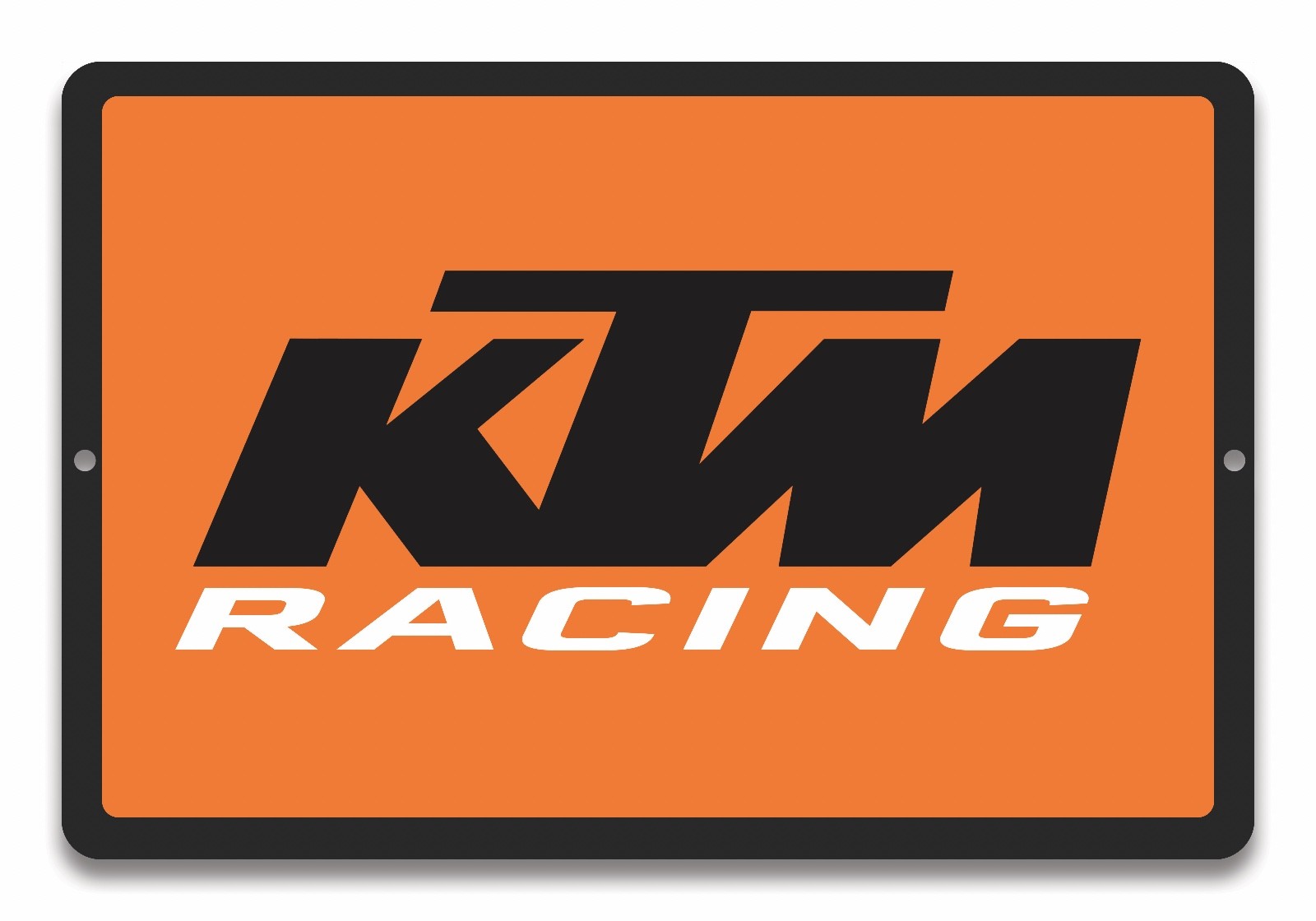 KTM RACING 12&Prime;x18&Prime; Metal Sign Garage Man Cave