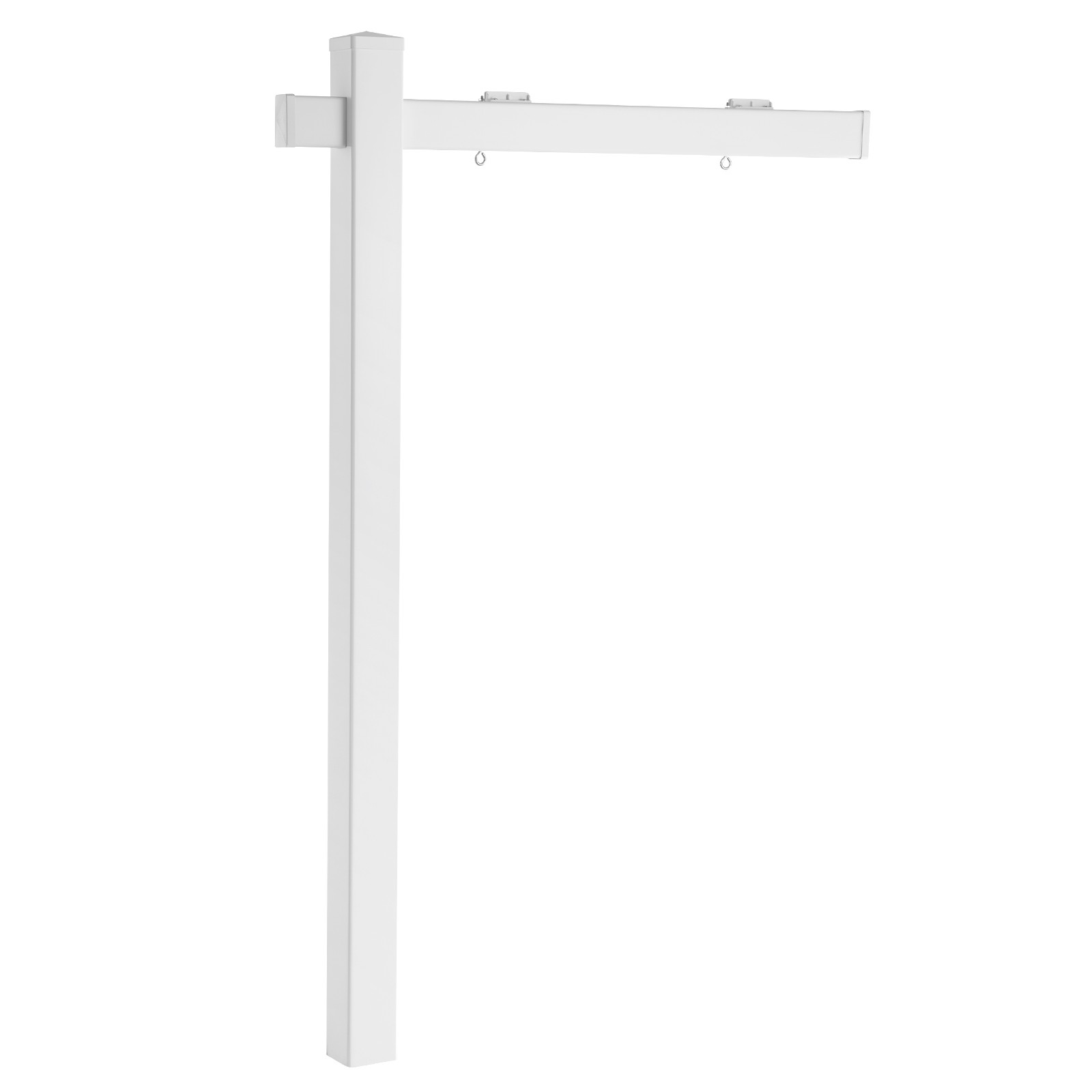 VEVOR Real Estate Sign Post PVC Realtor Yard Sign Holder 6 ft for Open House