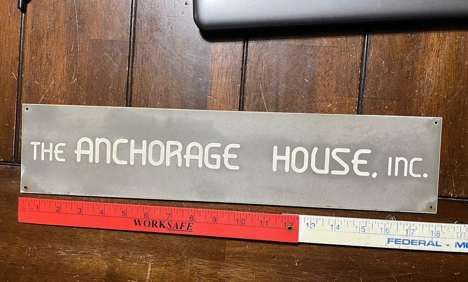 The Anchorage House Inc. Plastic Sign. Oxford, Mississippi