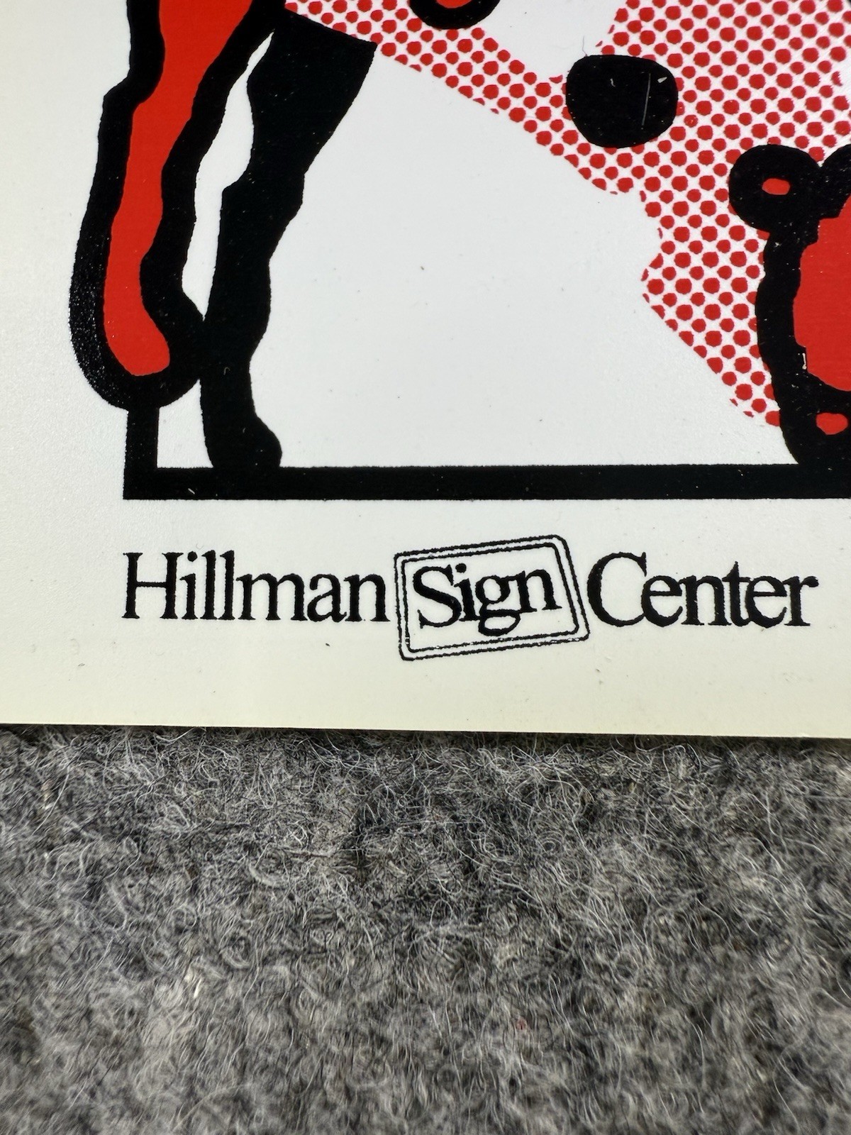 NEW – LOT OF 5 WET PAINT SIGNS – HILLMAN SIGN CENTER – MADE IN USA