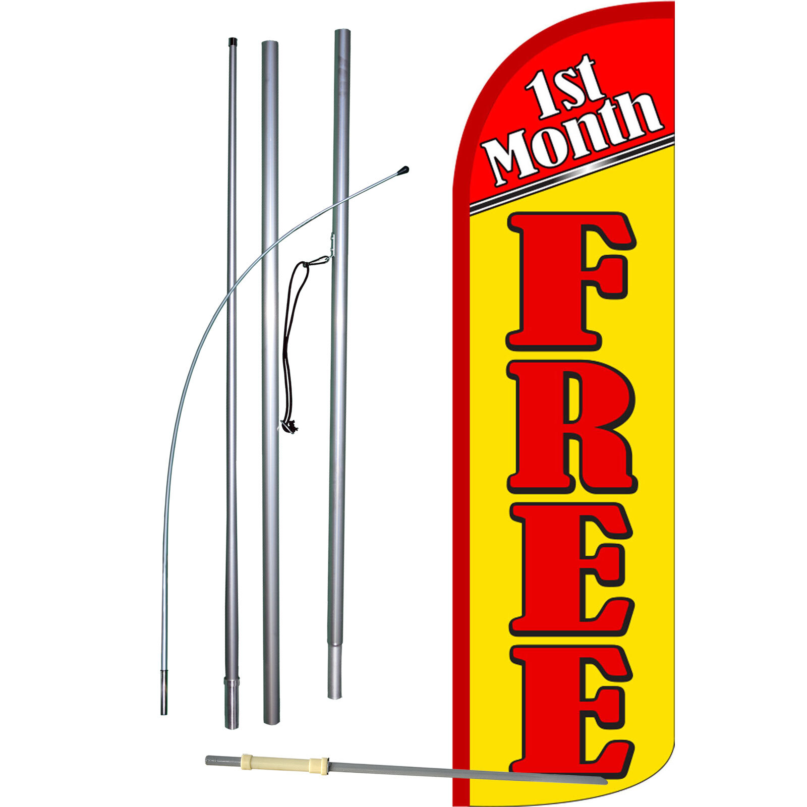 1St Month Free Swooper Flag Kit