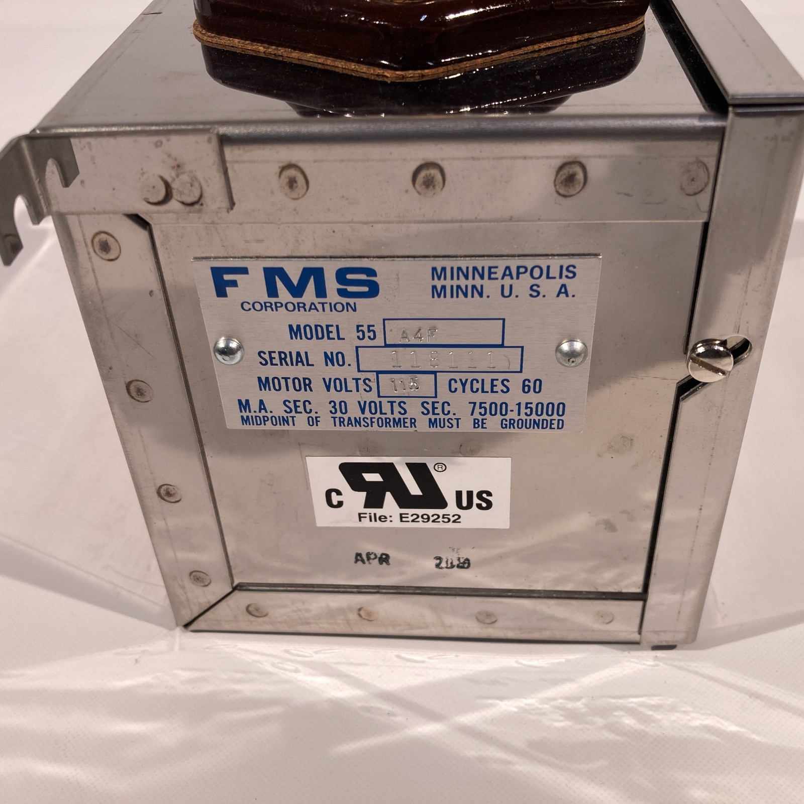 FMS Corporation 55-A4F Electric or Neon Sign Flasher Power Suply – New old stock