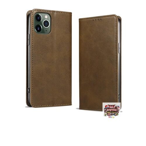 NEW KWATUNG iPhone 11 Pro Flip Case PU Leather Lightweight Heat Dissipating Slim