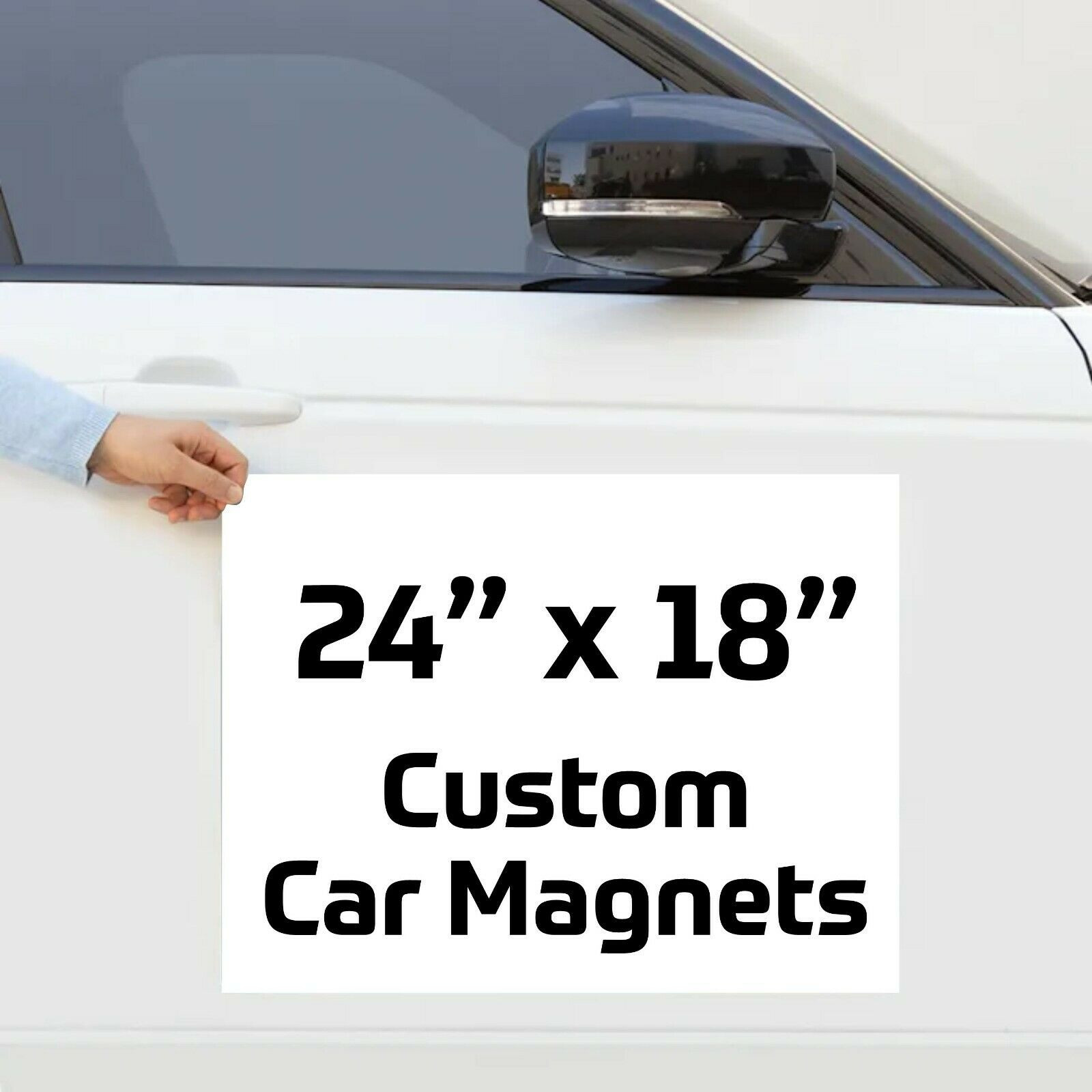 24&Prime; x 18&Prime; Custom Vehicle Magnets Magnetic Auto Van Car Signs, 1pc