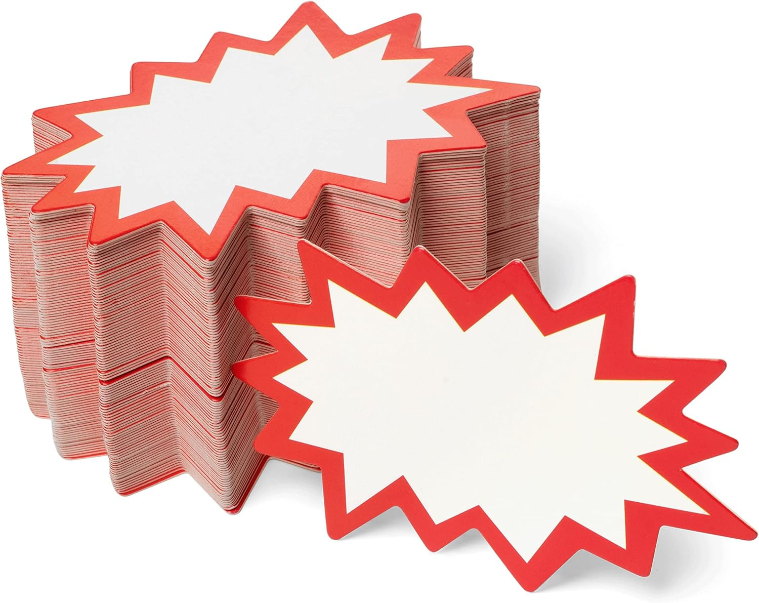 Starburst Signs with Stickers 200Pcs | Sale Price Tags for Garage Sale, Estate