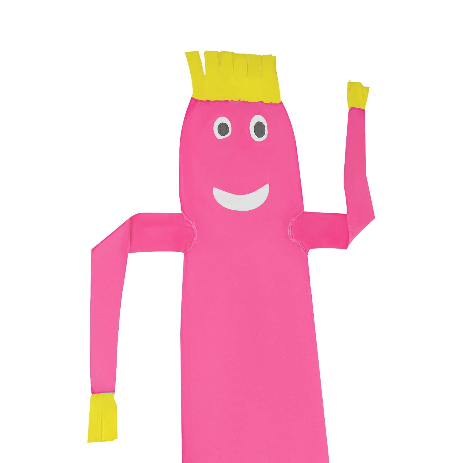 10ft Advertising Inflatable Tube Men, Waving Inflatable Tube Guy Pink