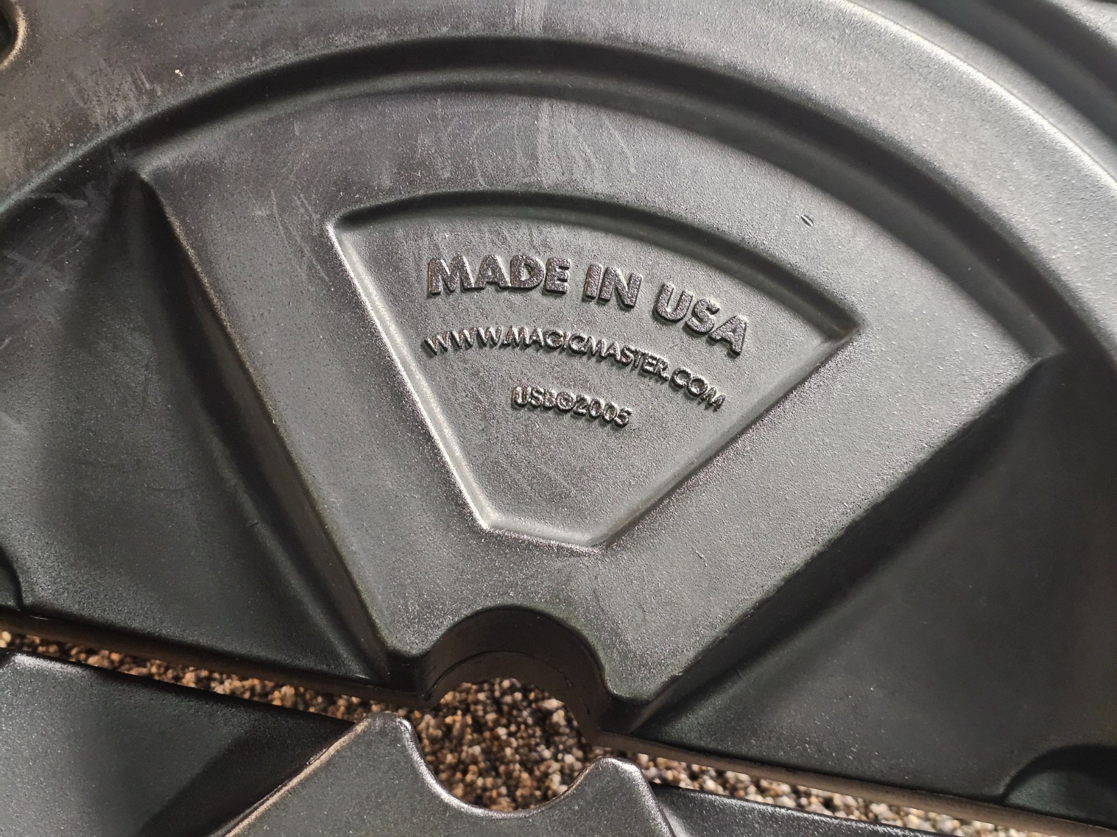 Magic Master 24&Prime; Portable Sign Base Heavy-Duty Plastic Black *BASE ONLY*