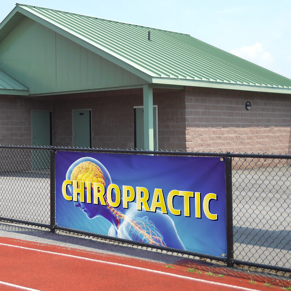 Vinyl Banner Multiple Sizes Chiropractic Business A Health Care Outdoor
