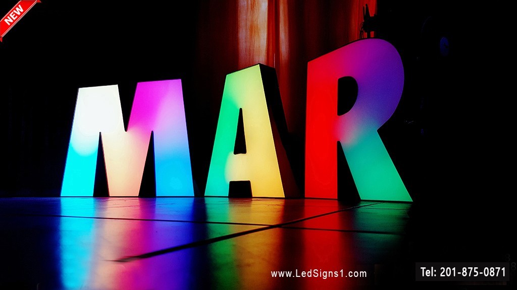 New Magic Color Changing RGB Channel Letter, 20 Inches ( Read Description )