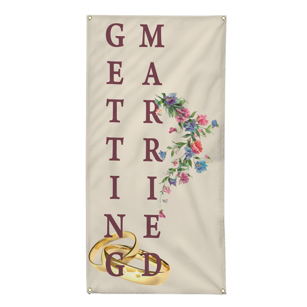 Vertical Vinyl Banner Multiple Sizes Outdoor Weatherproof Industrial Yard Signs