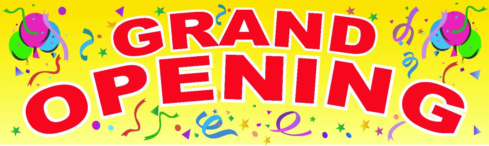 GRAND OPENING Banner 3&rsquo;x10&prime; Vinyl SIGN new store coming soon