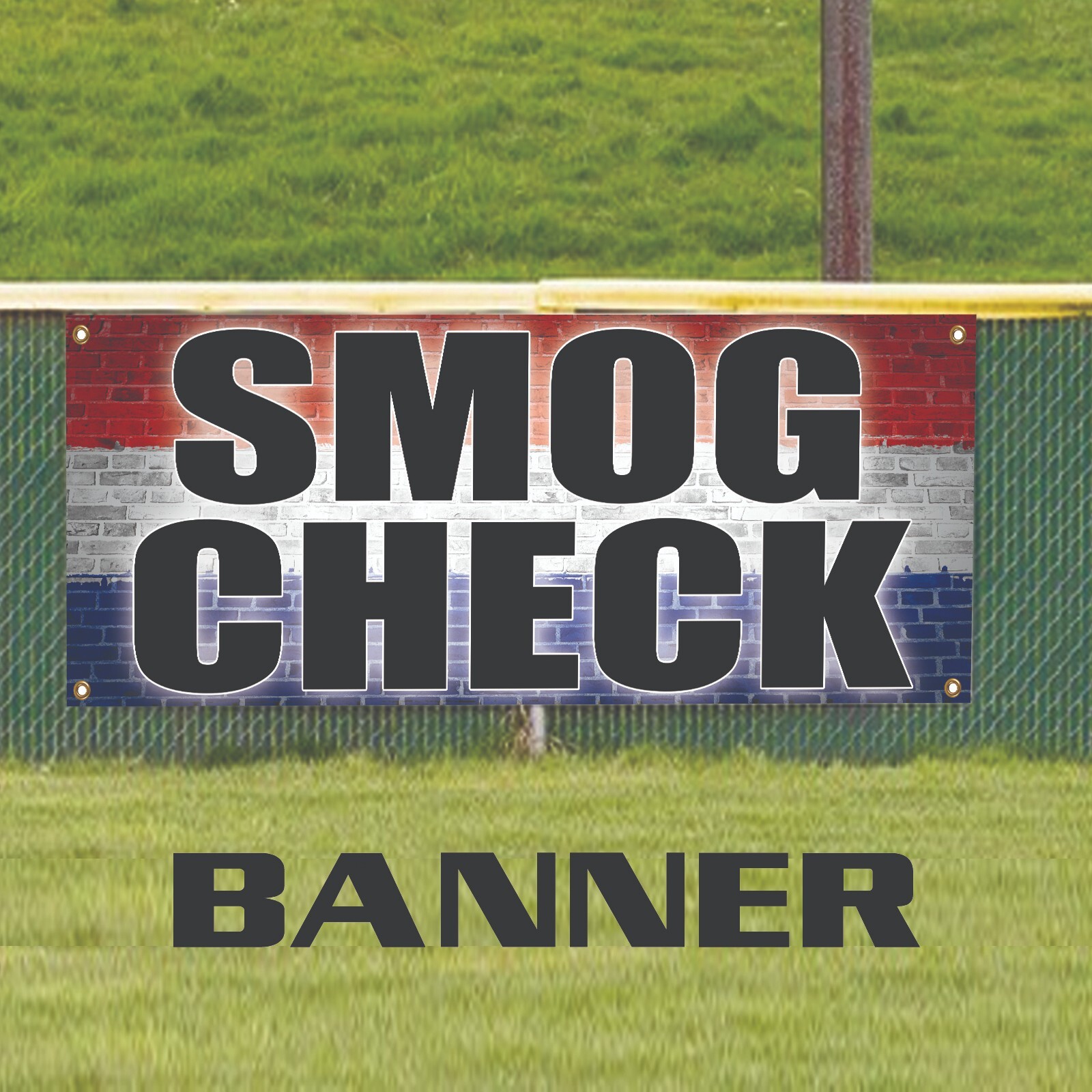 Smog Check Custom Smog Inspection Service Advertising Vinyl Banner Sign