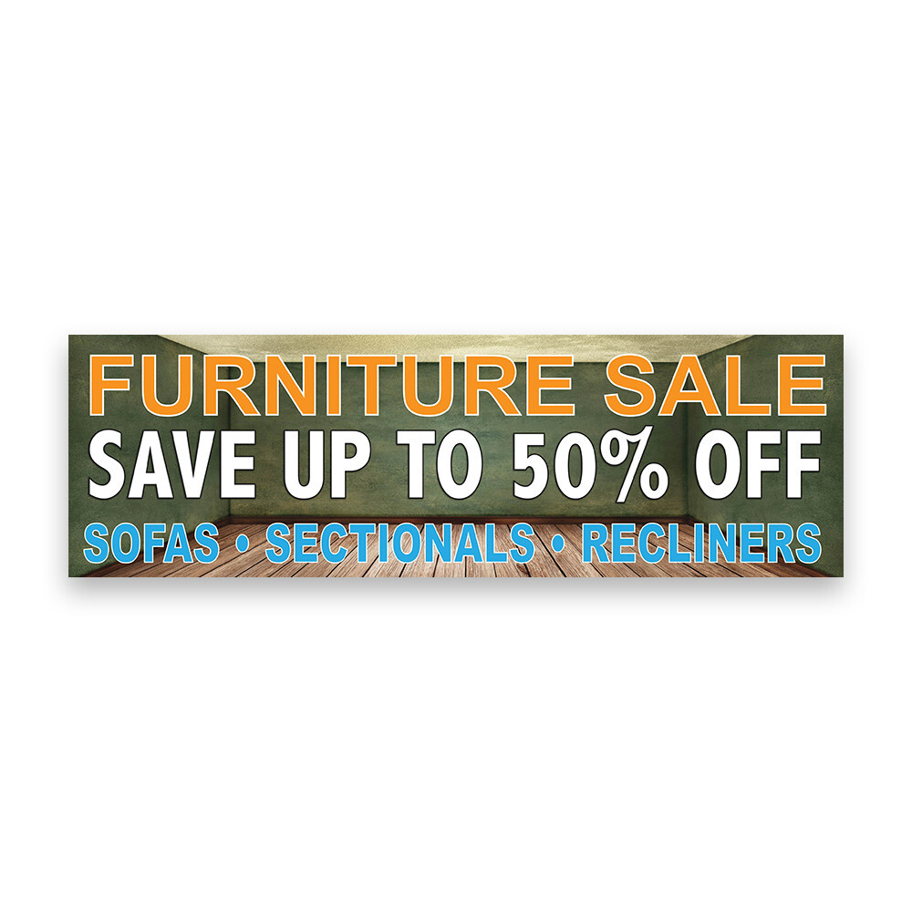 Furniture Sale Vinyl Banner with Optional Sizes (Made in the USA)