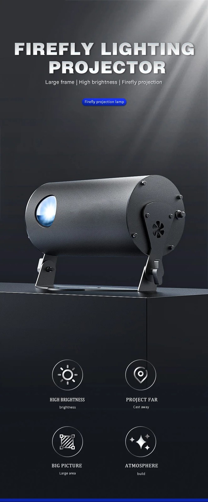 30W Waterproof LED Garden Light Dynamic Firefly Romantic Outdoor Flood Projector