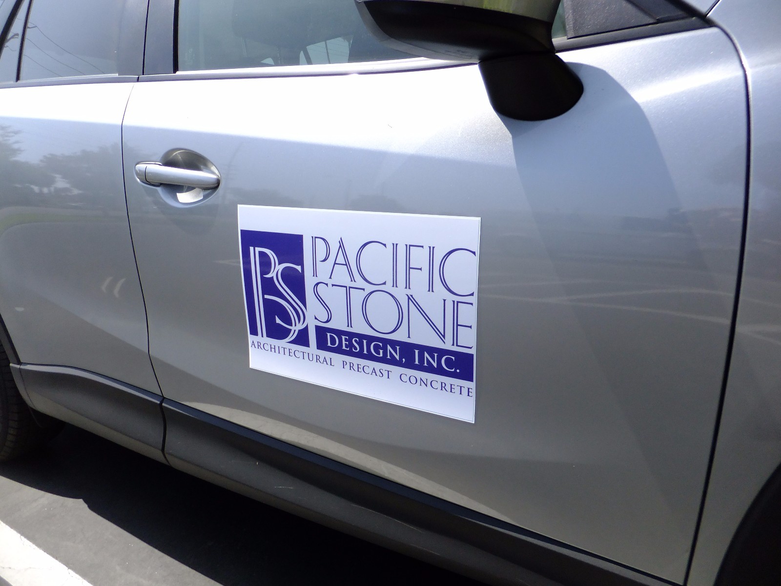 Car Magnets with Custom Graphics Door Signs Outdoor Pair Set 24&Prime; X 12&Prime; each