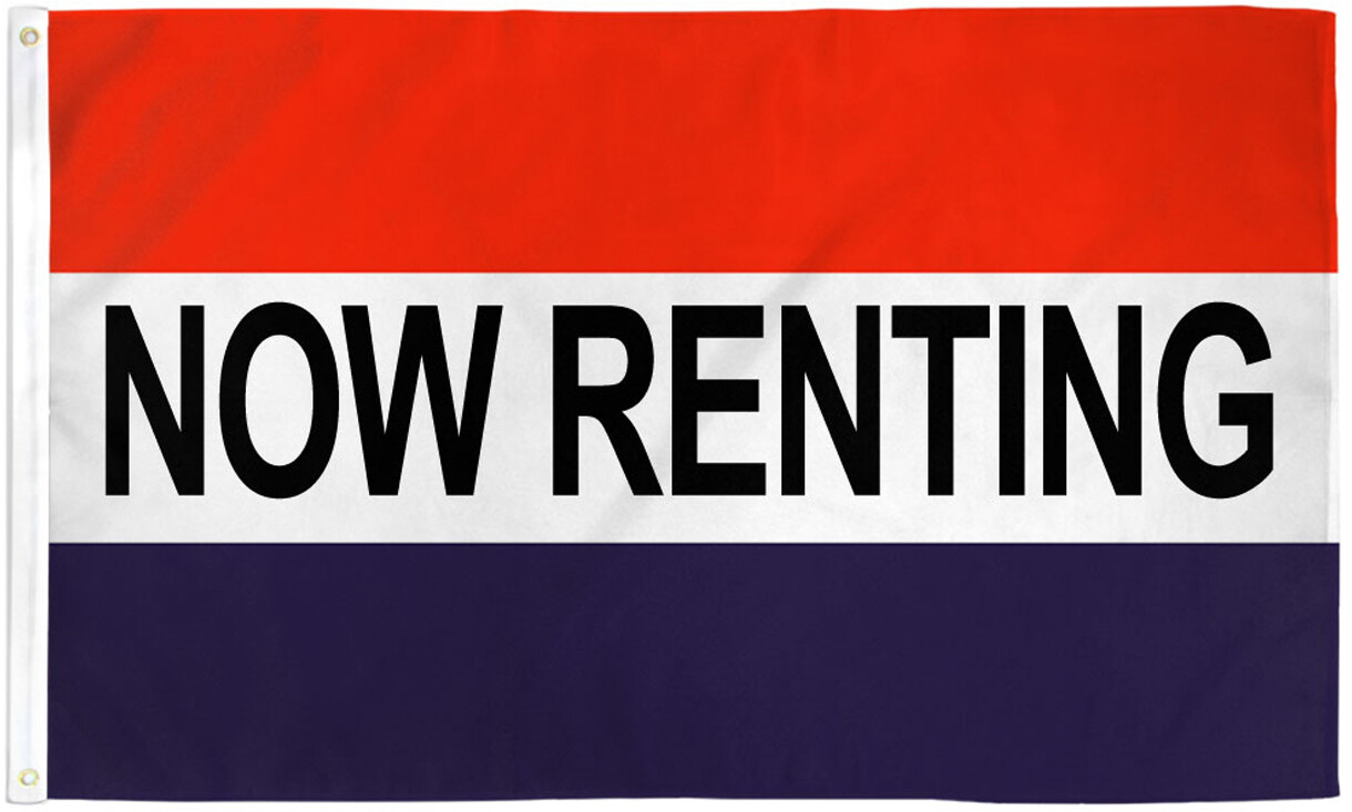 Now Renting Flag 3x5ft Renting Now Banner Real Estate Flag Available Now
