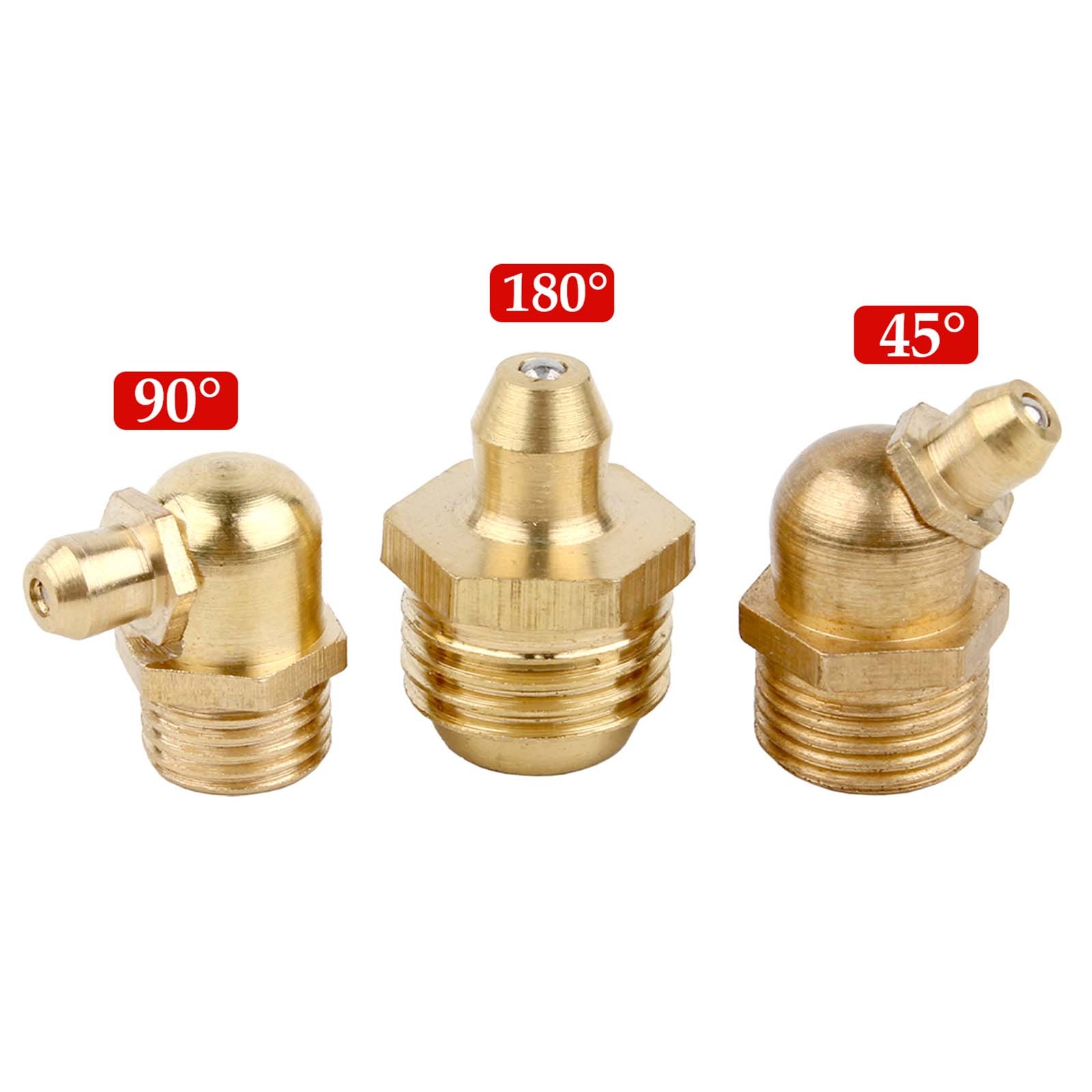 Grease Nipples Metric Fitting Straight 45° 90° M4 M5 M6 M8 M10 M12 M14 M16 M20