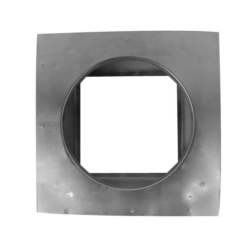 Preassembled Roof Curb, Box Is 12 In. Wide X 12 In. Long X 6 In. High Aluminum