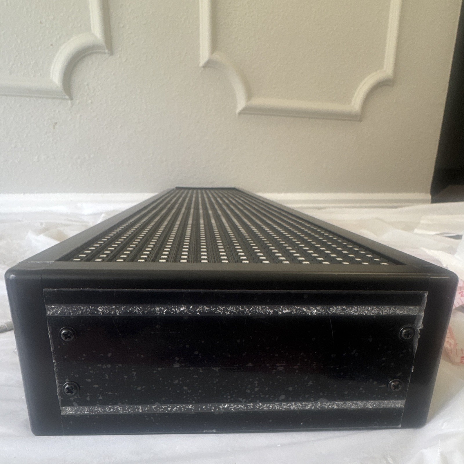 Untested LED light WYJ202206 Digital Display Scrolling Sign 8×40 Black USB LED