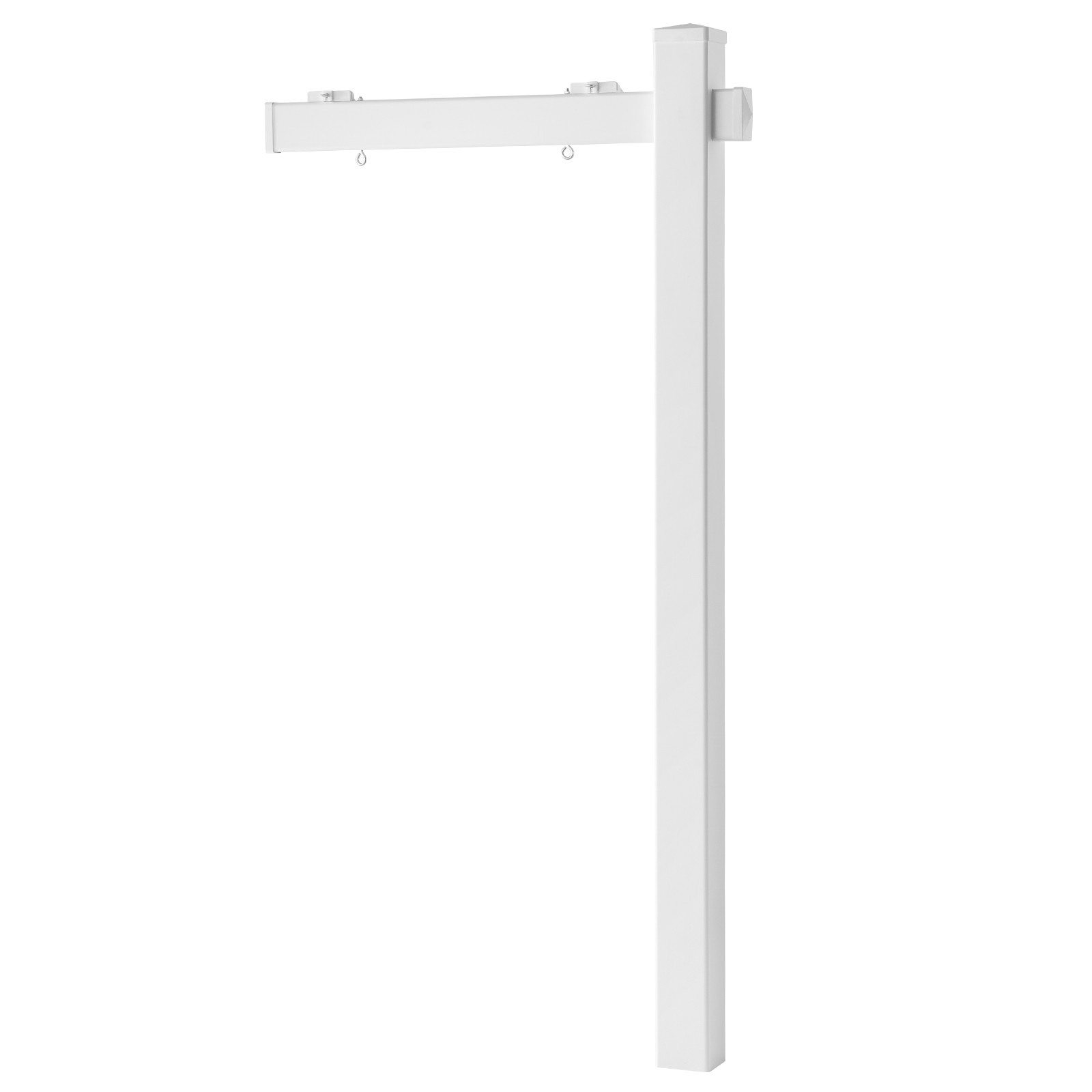 VEVOR Real Estate Sign Post PVC Realtor Yard Sign Holder 6 ft for Open House