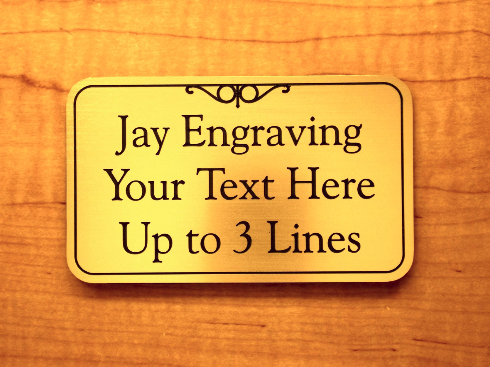 Custom Engraved 3&Prime;x5&Prime; Office Suite Wall or Door Sign  Plaque Plate Placard