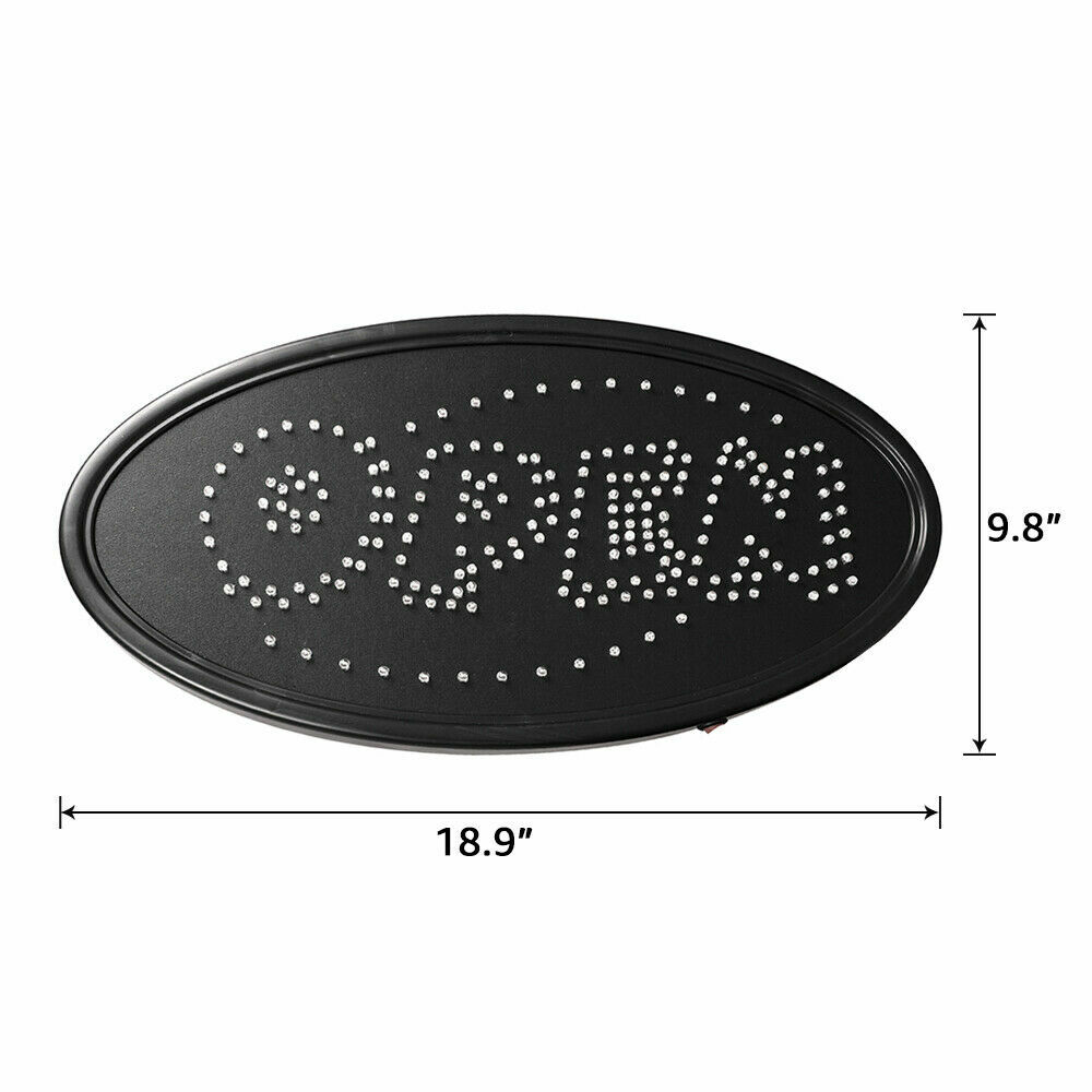 LED Animated Neon Light Ultra Bright Shop Store OPEN Business Sign ON/OFF Switch