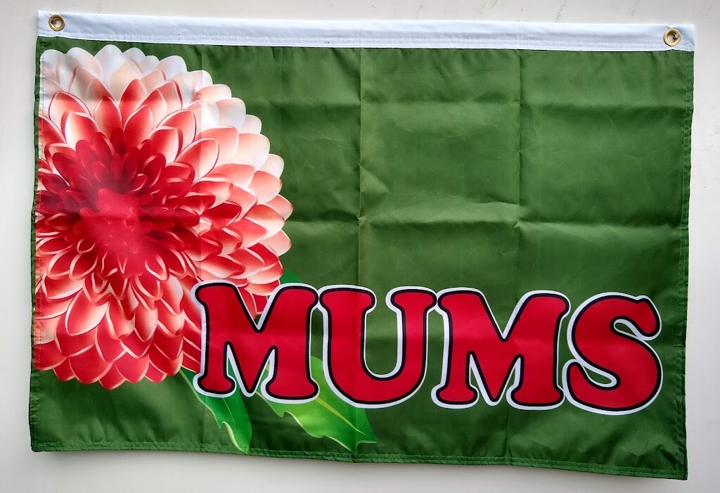 MUMS FLAG 2x3ft flag, vertical banner