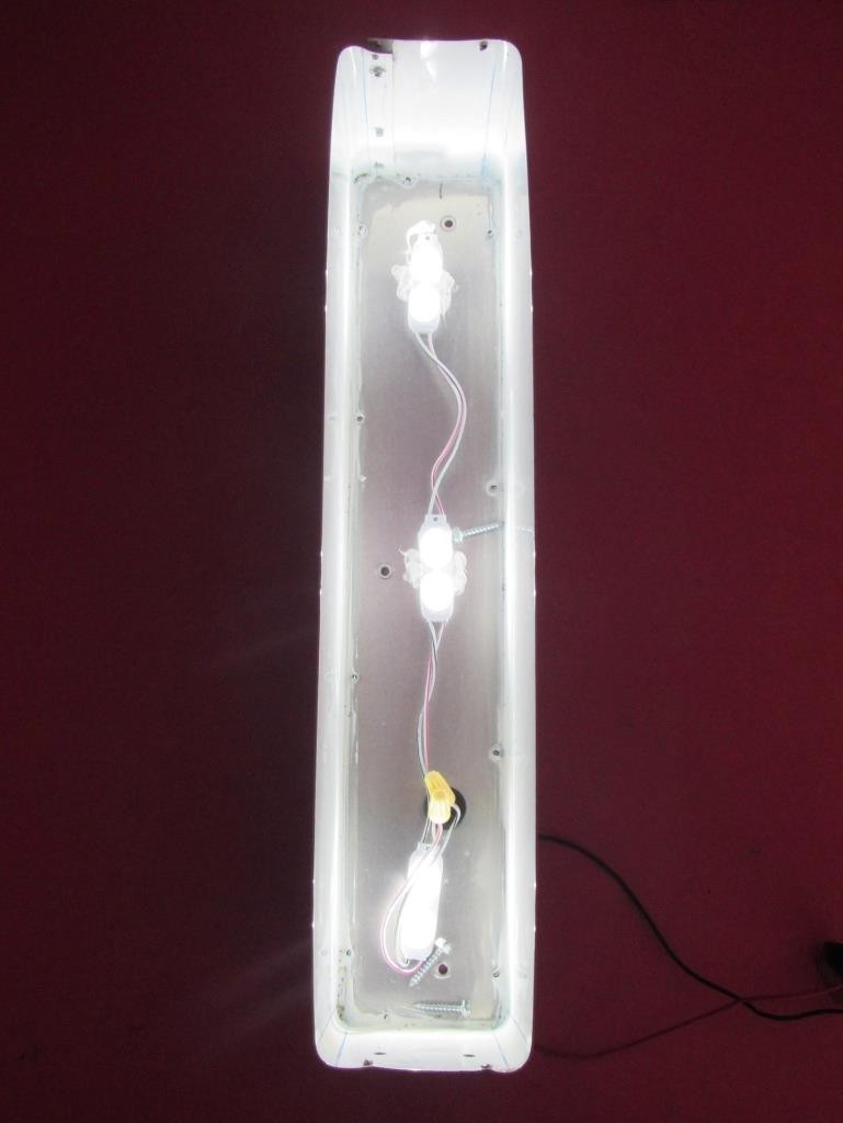 « I » Front Lit 4&Prime; x 18.5&Prime; Channel Letter Sign 12V White LED Mesh Acrylic Front