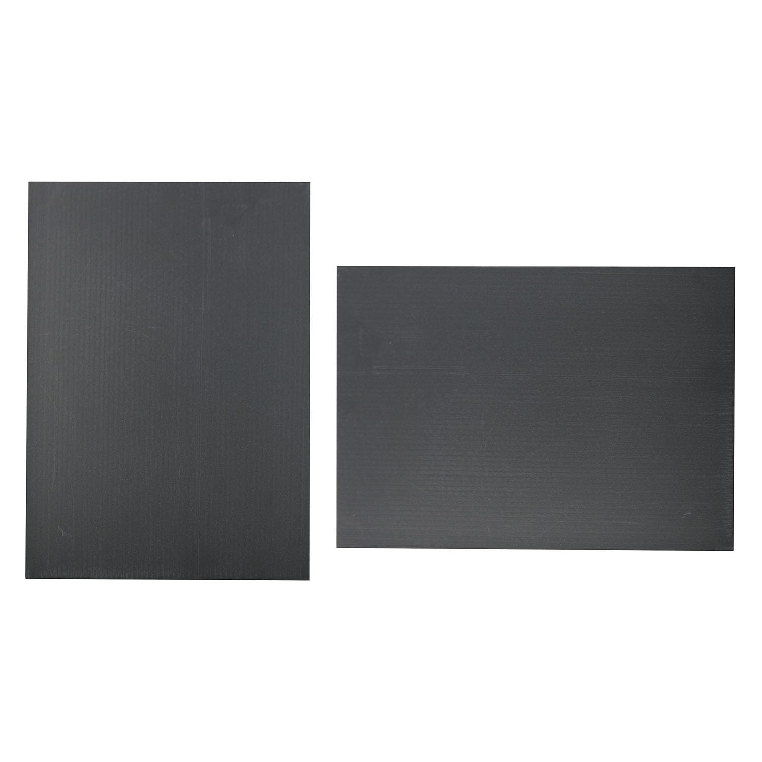 5pcs Corrugated Plastic Sheets Black Waterproof Sign Blank Board 20cmx30cmx0.3mm